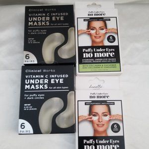 Under Eyes Masks For Puffy Eyes + Dark Circles  4 Boxes